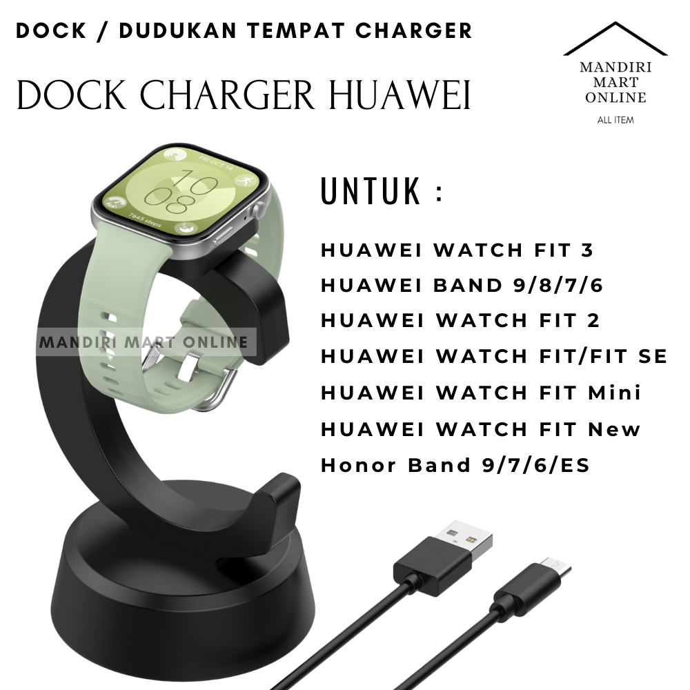 Cavo Caricatore Huawei Band 9/8/7/6 E Watch Fit | Compatibile Honor Band, 100cm Nero - PHONILLICO - Foto 11