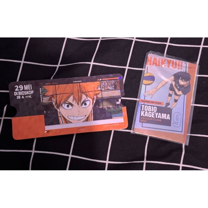 Jual [READY] HAIKYUU COLLECTIBLE TICKET & TOBIO KAGEYAMA LASER CARD ...
