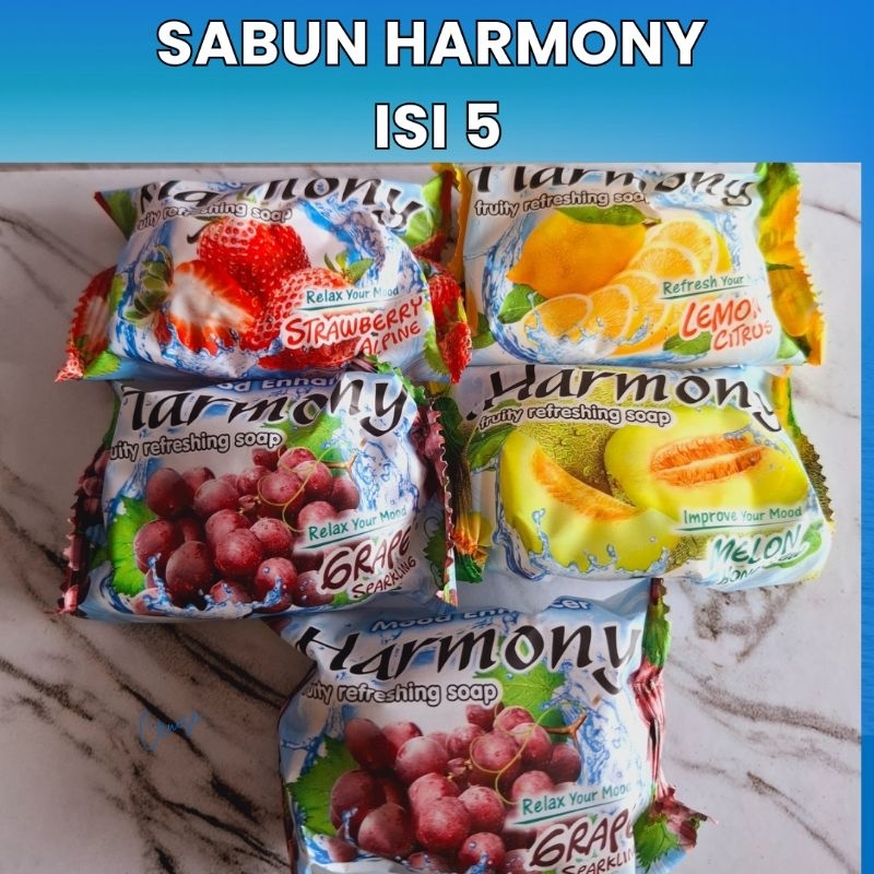 Jual SABUN HARMONY ISI 5 ( MIX VARIAN) | Shopee Indonesia