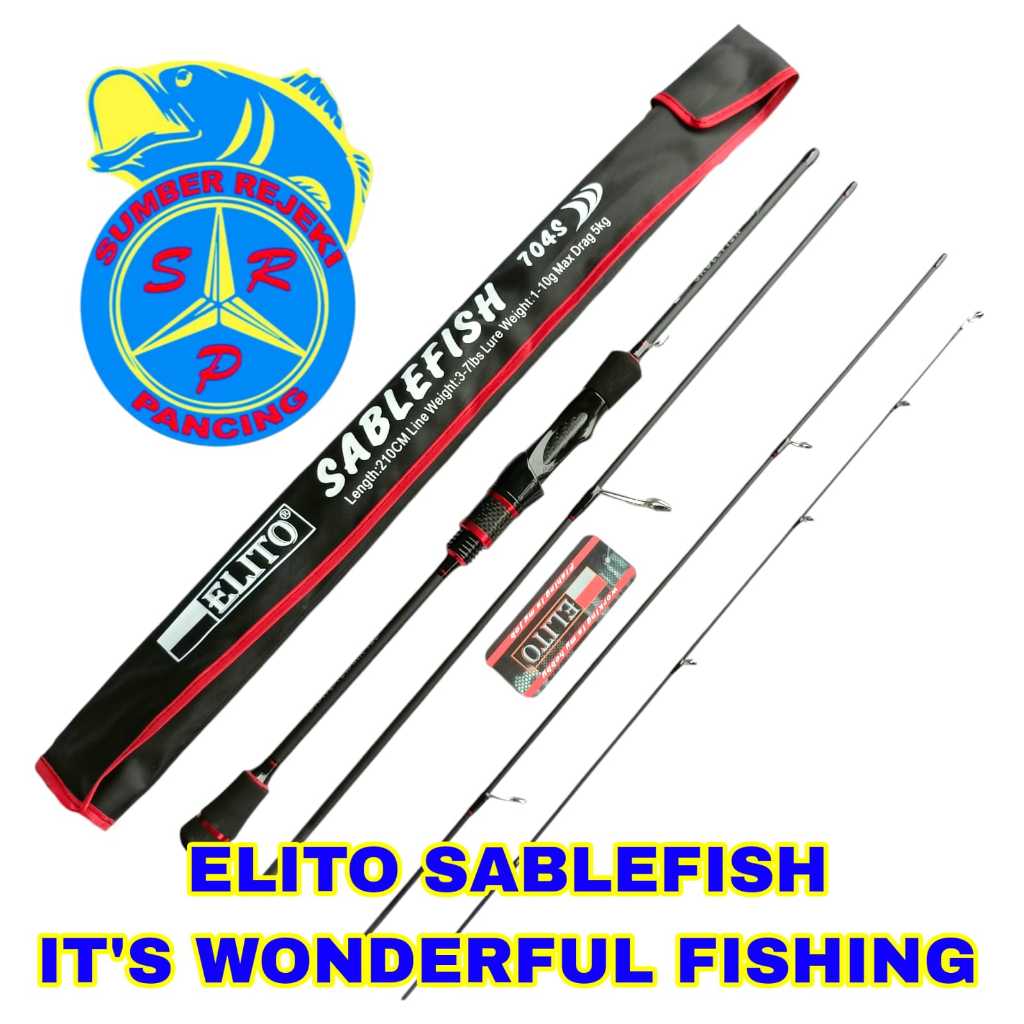 Jual Joran Travel Rod Elito Sablefish 704s | Shopee Indonesia