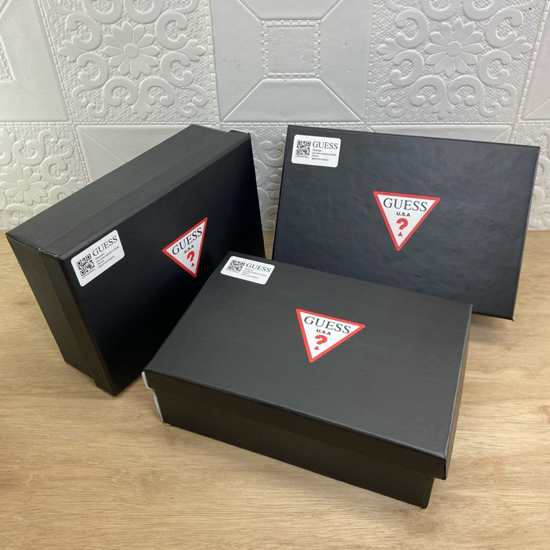 Jual kardus box tas guess uk 24 x 16 x 8 | Shopee Indonesia