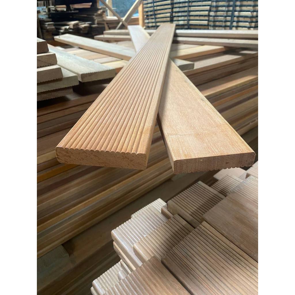 Jual Decking Papan Kayu Ulin Sulawesi Asli Indoor Outdoor Shopee