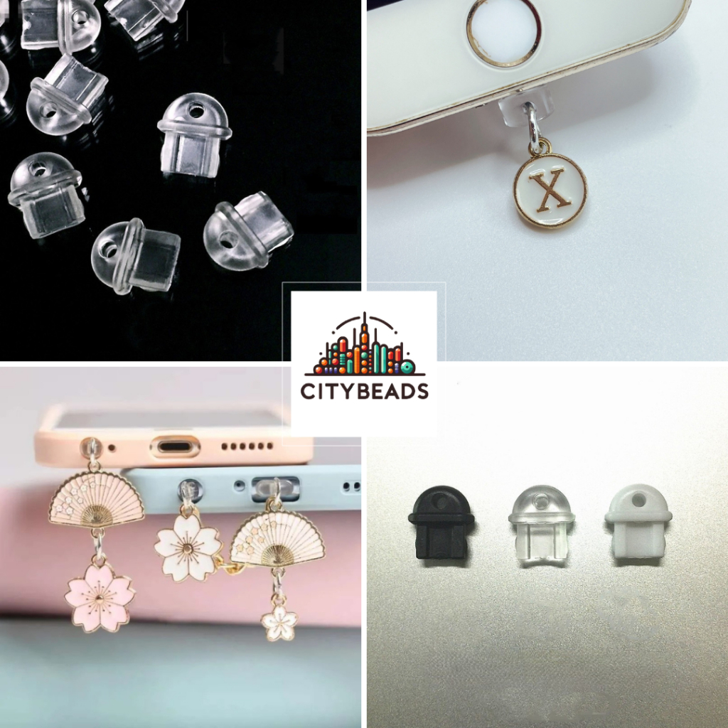 Jual 1 Buah Tutup Lubang HP - Korean Dust Plug Type C Berlubang ...