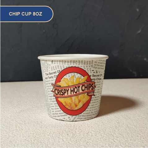 Jual PAPER CUP KENTANG 8OZ SALE REJECT LAYAK PAKAI / HOT CHIPS CUP ...