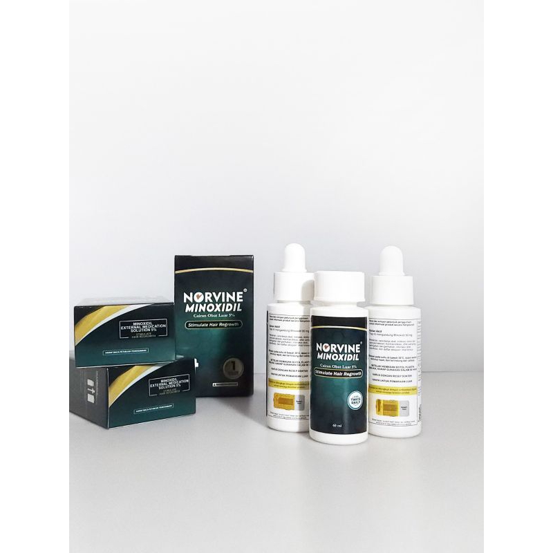 Jual NORVINE Minoxidil 5% Penumbuh Rambut Original Terdaftar BPOM ...