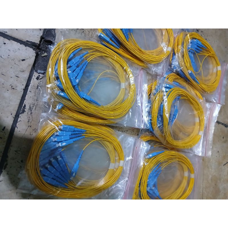 Jual patch cord Sm simplex 2mm SC-SC 1 mtr | Shopee Indonesia