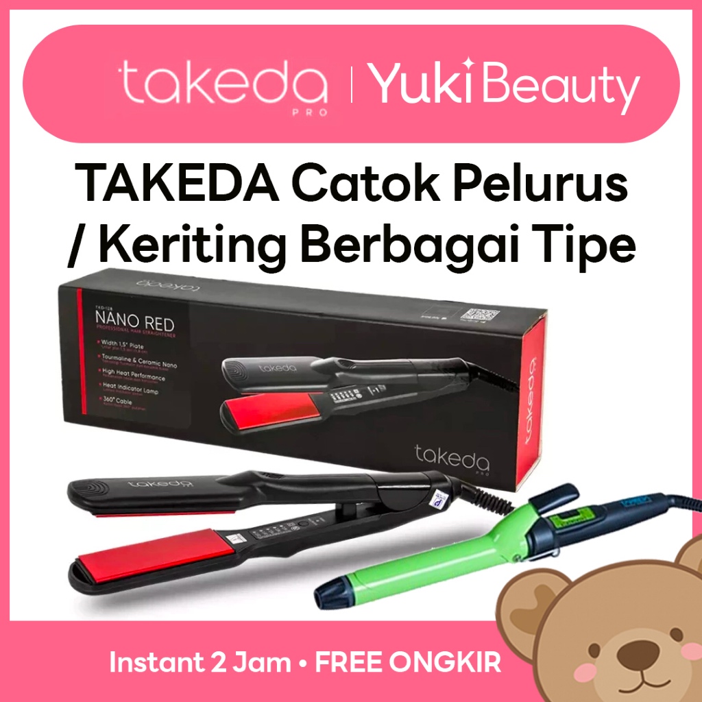Jual [MANADO] Takeda Catok Lurus dan Curly (Catok keriting) | Shopee ...