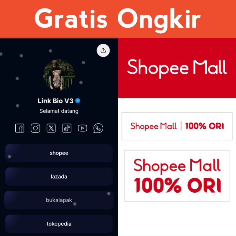 Jual [NEW Release] Template bio x shopee | Shopee Indonesia