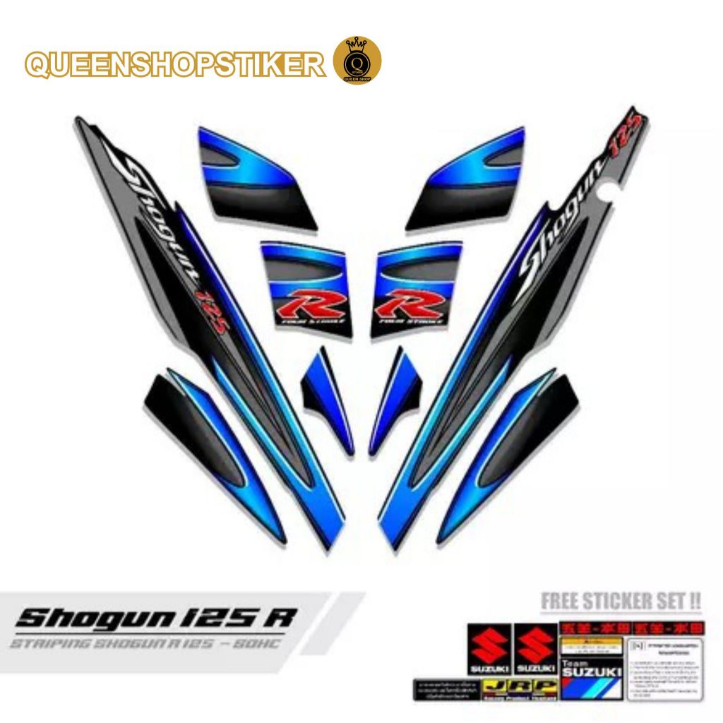 Jual STRIPING SHOGUN 125 R / MOTIF 1 / STICKER SOGUN / STIKER LIS ...