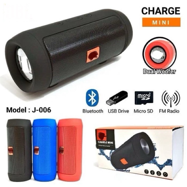 Jual BERKAH SHOPEE Portable Wireless Speaker J BL J6 Charge Mini II