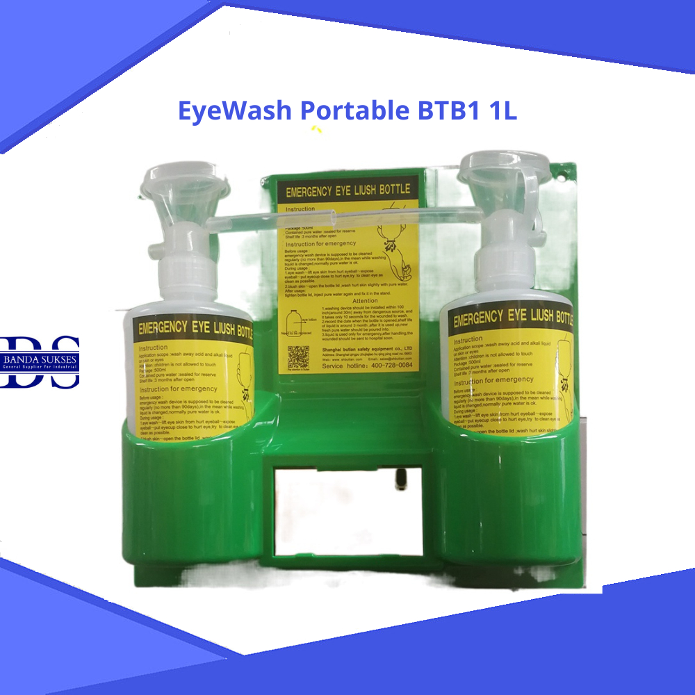 Jual Emergency EyeWash BTB1 1L Eyewash Botol Pencuci Mata Eye Wash ...