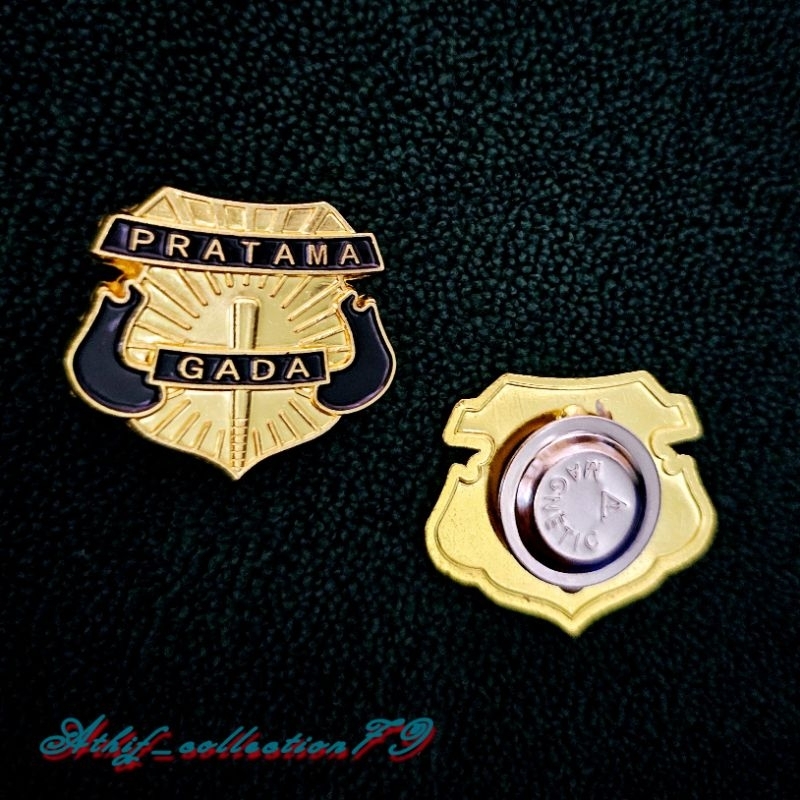 Jual Pin Gada Pratama Satpam Security Bahan Logam Cor Tebal | Shopee ...