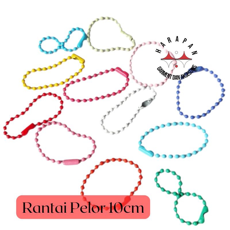Jual Rantai Pelor 2.4mm x 10cm LUSIN Tali Rantai Biji Lada/Rantai Pelor ...