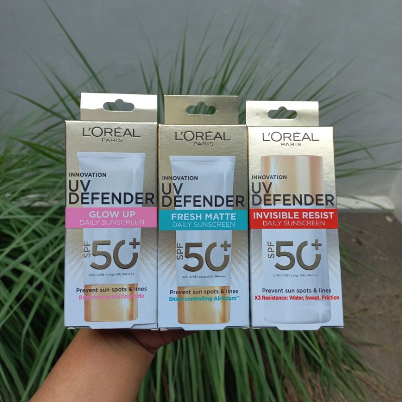 Jual L'Oreal Paris UV Defender Serum Protector Sunscreen Bright & Clear ...