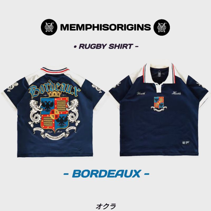 美品、ROKU 帰ろ SHEER JAQUARED RUGBY SHIRT KNIT