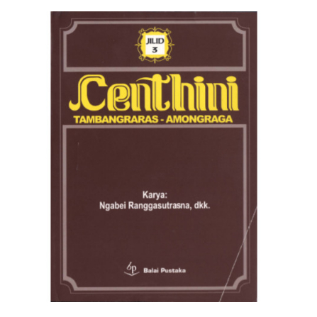 Jual Centhini Jilid 3 - Balai Pustaka | Shopee Indonesia