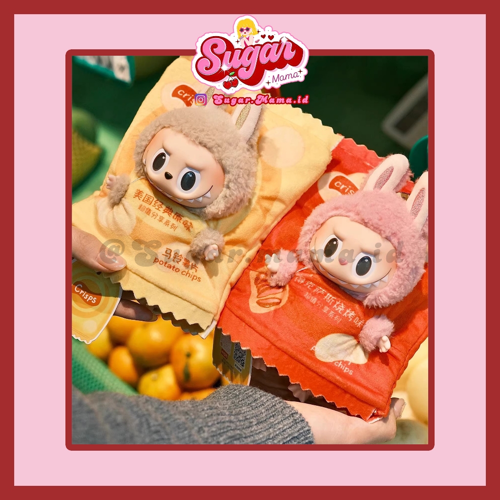Jual Baju Branded LABUBU costume Lays ONE SET - Have a seat - Macaroon ...