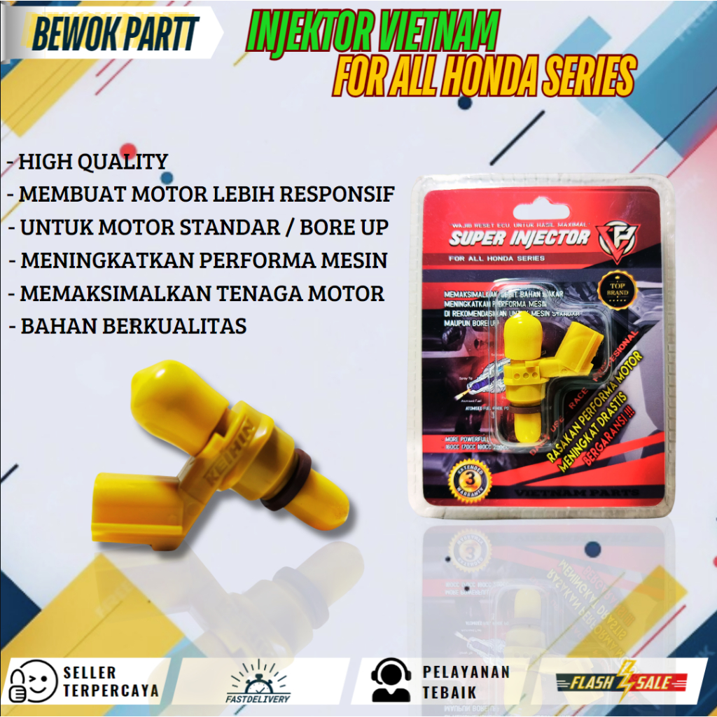 Jual INJEKTOR SUPER INJECTOR VIETNAM PART 8 HOLE BEAT VARIO CB150 ...