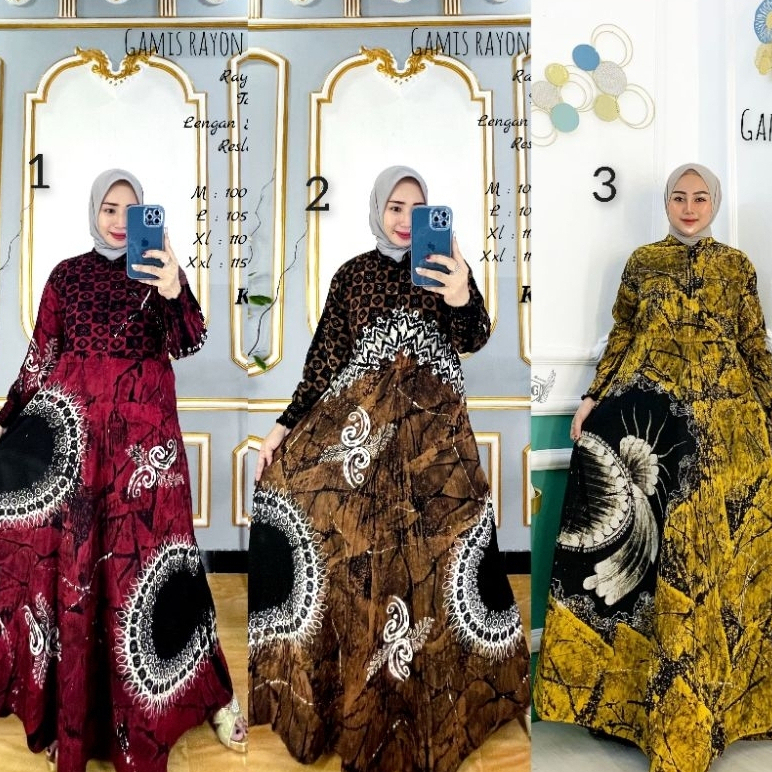 Jual GAMIS TWILL ORI CAP MALAMAN TERLARIS / TERBARU GAMIS RAYON PREMIUM ...
