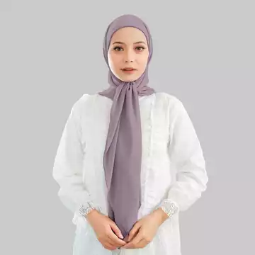 Kerudung Segitiga Inner Square 2 Layar Segiempat Pollycotoon