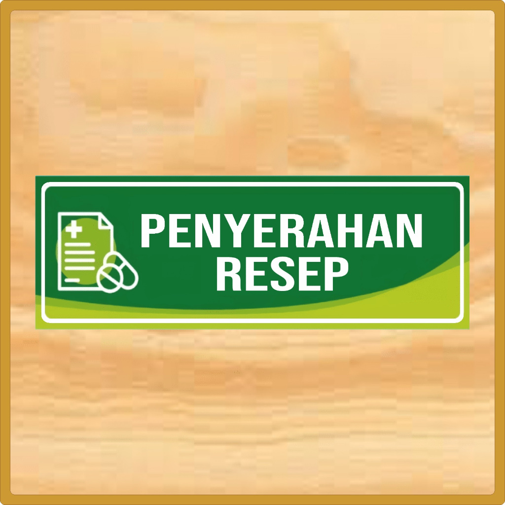 Jual Stiker Apotek, Sticker Farmasi, Stiker Penyerahan Resep, Stiker ...