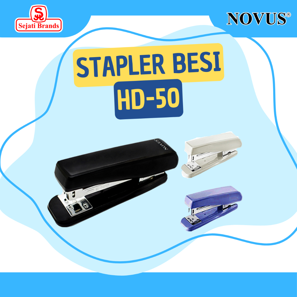 Jual Novus Stapler Besi HD-50 / Staples untuk isi staples No 3/ Stapler ...