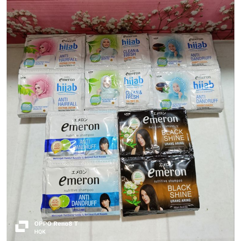 Jual Shampoo Emeron Rentengan kemasan sachet isi 12 sachet | Shopee ...