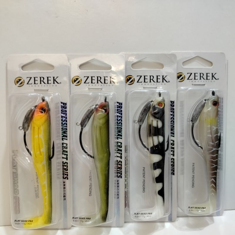Jual UMPAN CASTING ZEREK FLAT SHAD PRO 4,5 INCH 17 GRAM | Shopee Indonesia
