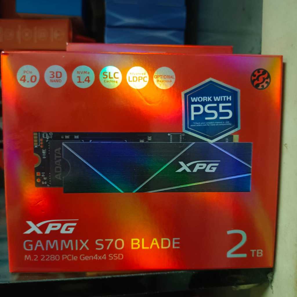 Jual Adata XPG GAMMIX S70 Blade SSD 2TB M.2 Nvme PCIe Gen 4 | Shopee ...