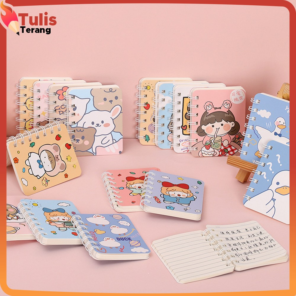 Jual Buku Mini Alat Tulis Portable / Buku Catatan Kartun Memo Kecil A7 ...