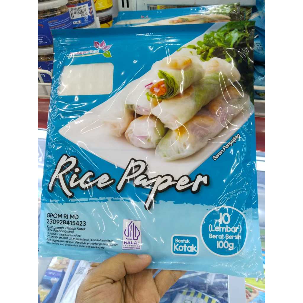 Jual Rice Paper / Kertas Nasi / Kulit Lumpia / Banh Trang / Salad Wrap ...
