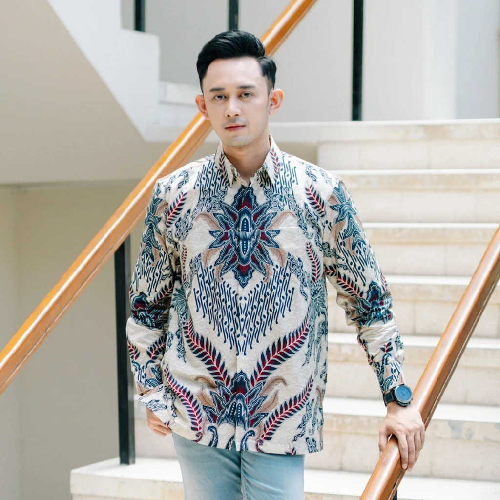 My Aksa Kemeja Batik Pria Lengan Panjang Carlos Clara - foto 1