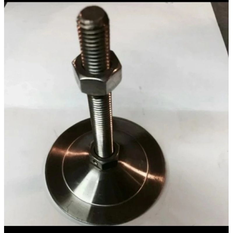 Jual kaki adjuster table m14×150mm+karet (stainless) | Shopee Indonesia