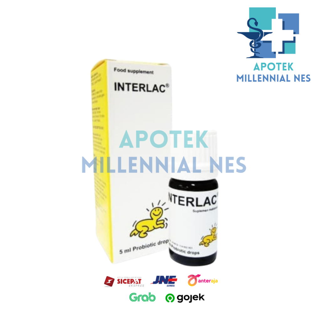Jual INTERLAC PROBIOTIK DROPS 5ml | Shopee Indonesia