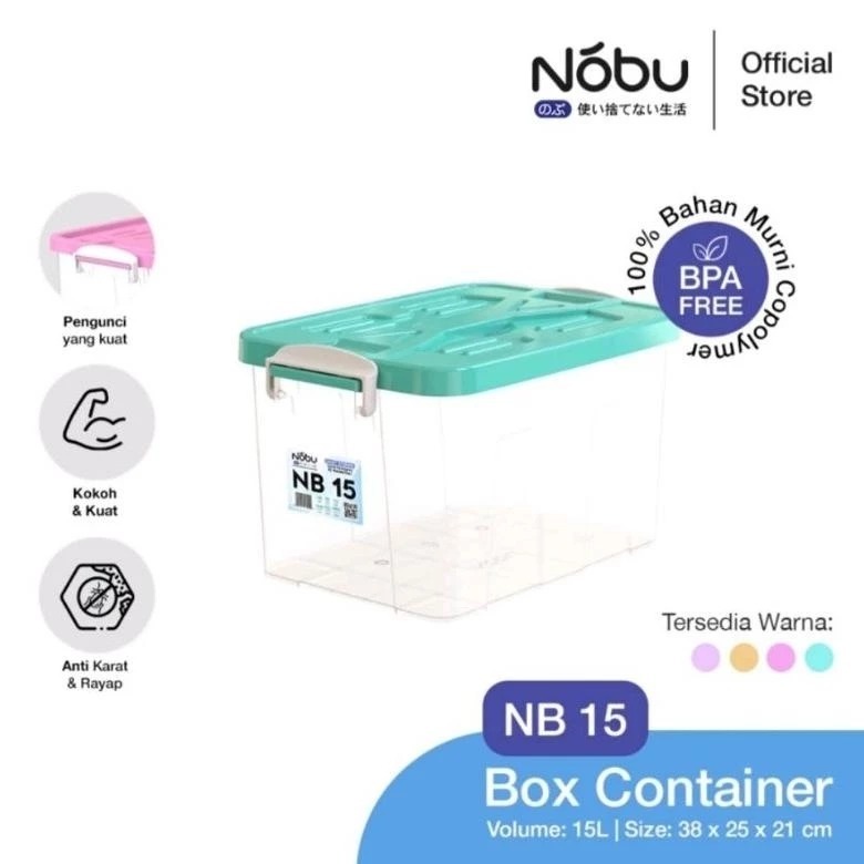 Jual BOX Container 15 liter Nobu | Shopee Indonesia