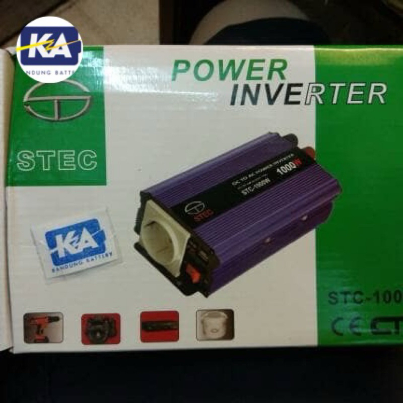 Jual power inverter STEC STC dc to ke ac 12v 12 v 1000w 1000 w watt stc ...