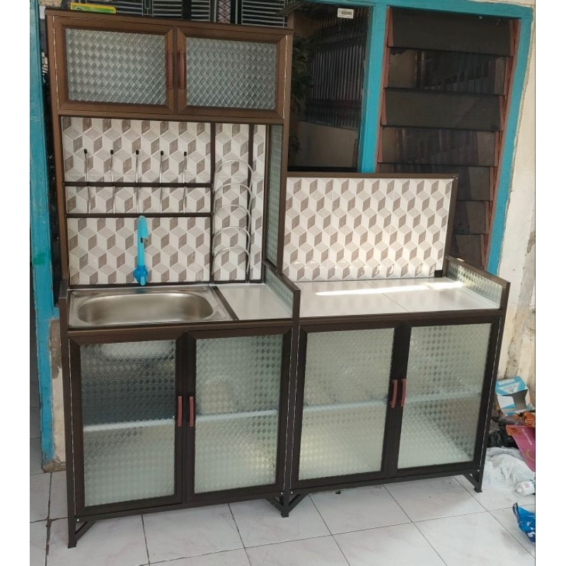 Jual Kitchen Set Rak Piring 1.5 meter | Shopee Indonesia