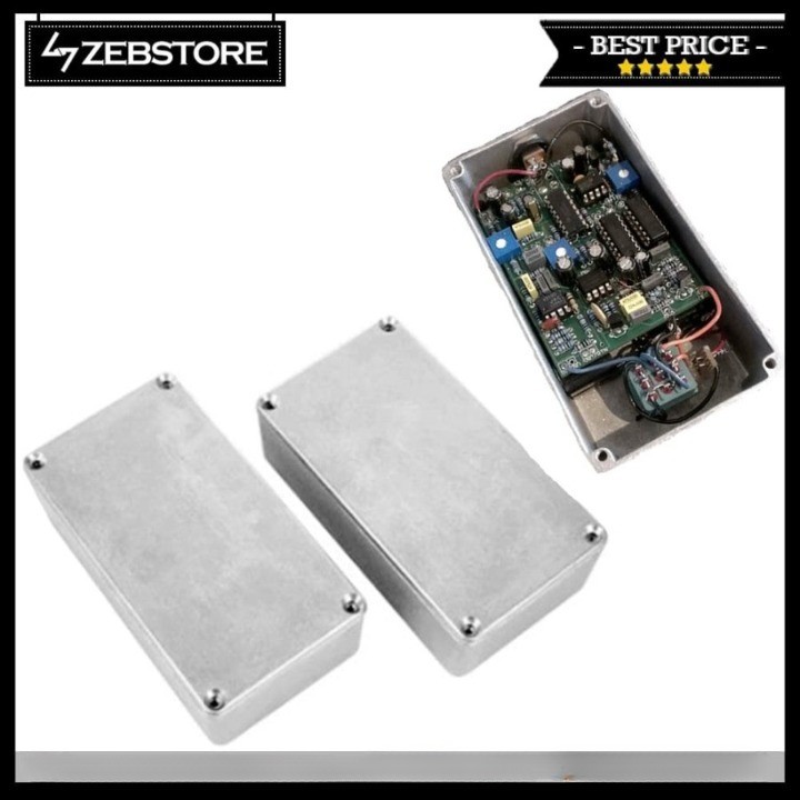 Jual Kotak Material Box Case Stompbox Pedal Effect Aluminium 1590N1 ...