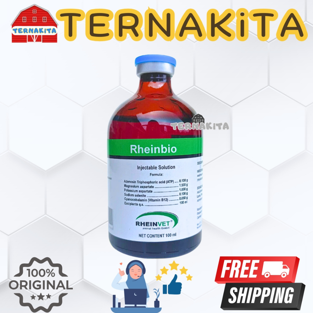 Jual Rheinbio 100 ml - Injeksi ATP Penguat Otot dan penambah stamina ...