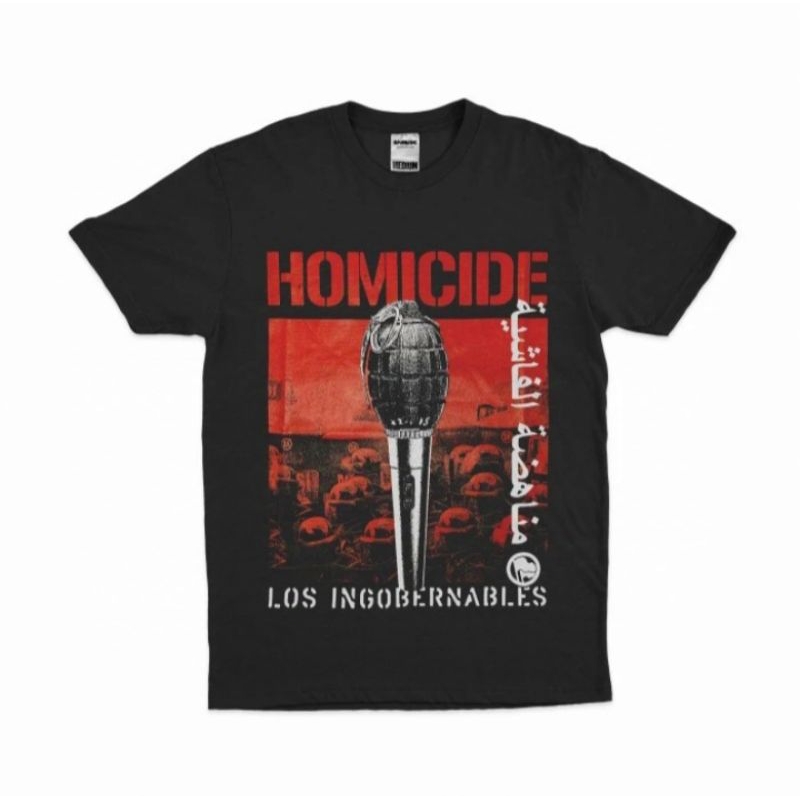 Jual Tshirt Homicide Microphone Red | Shopee Indonesia