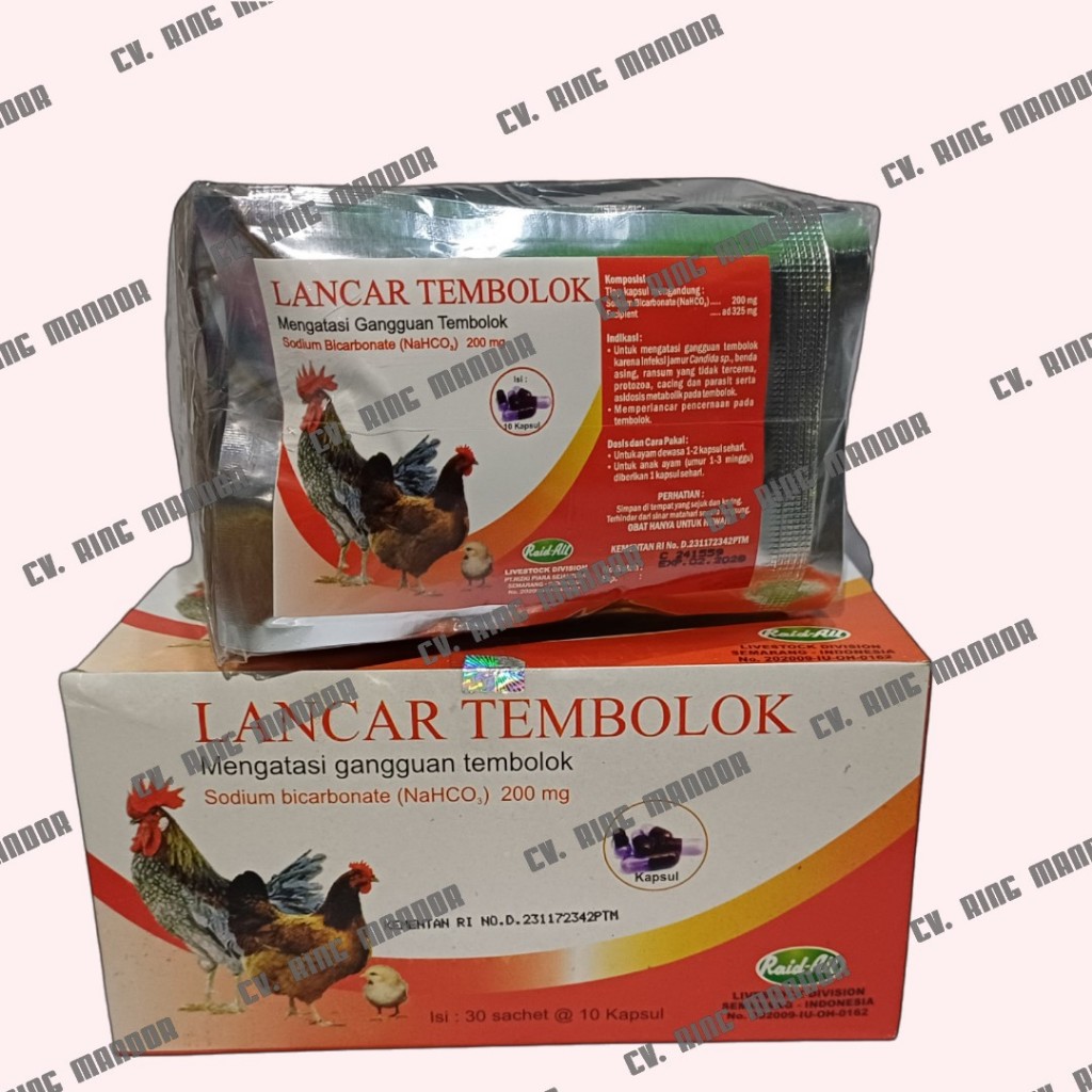 Jual LANCAR TEMBOLOK AYAM RAID ALL 10 KAPSUL | Shopee Indonesia