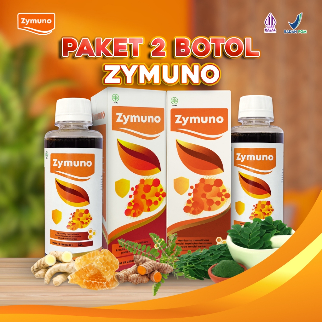 PAKET 2 BOTOL ZYMUNO - BANTU ATASI KANKER & TUMOR
