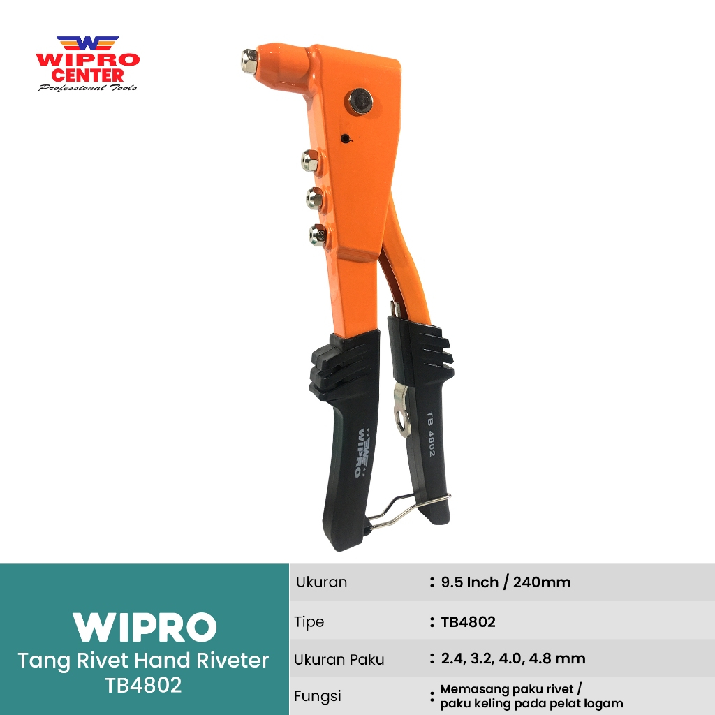 Jual WIPRO Tang Rivet / Hand Riveter TB4802 | Shopee Indonesia