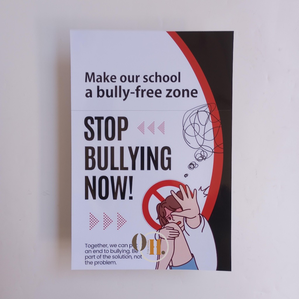 Jual Poster Stop Bullying Now - Make Our School a Bully-Free Zone ...