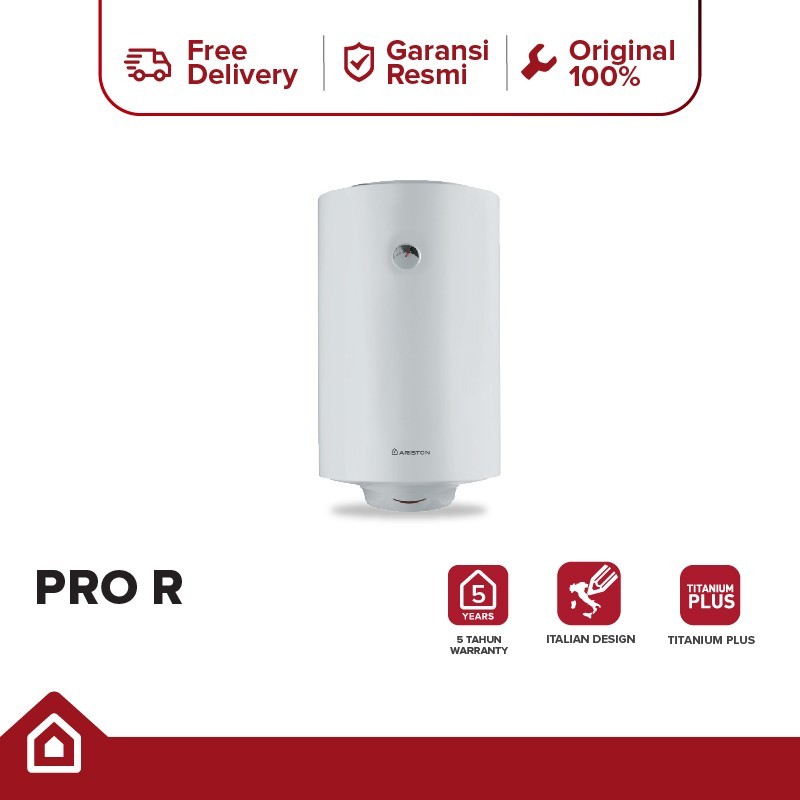 Jual Water Heater Ariston PRO R 50 Liter 1200 Watt Pemanas Air Listrik ...
