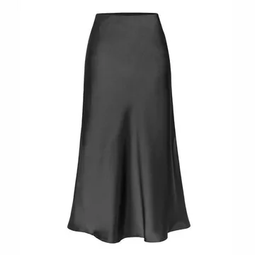 Luna Satin Silk Skirt Rok Wanita Satin Korean Maxi Skirt Rok Panjang Satin Rok Korean Style Rok