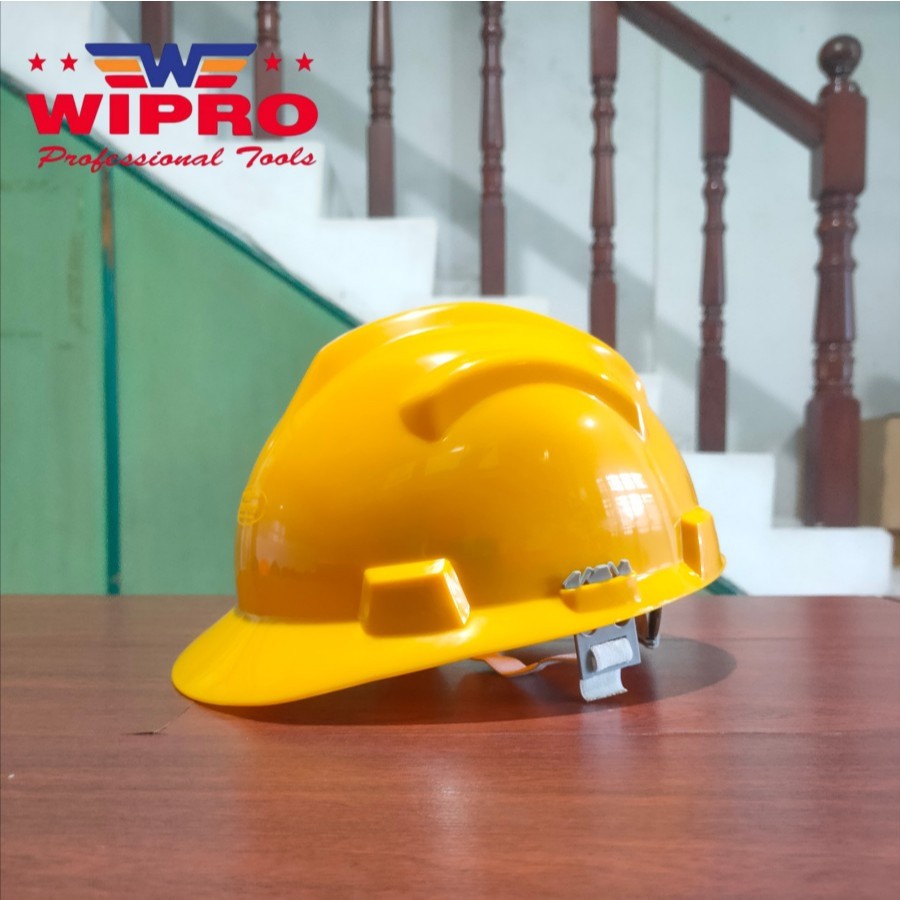Jual Helm Safety Proyek Model MSA Merk Wipro Kuning Wipro Helm Proyek ...