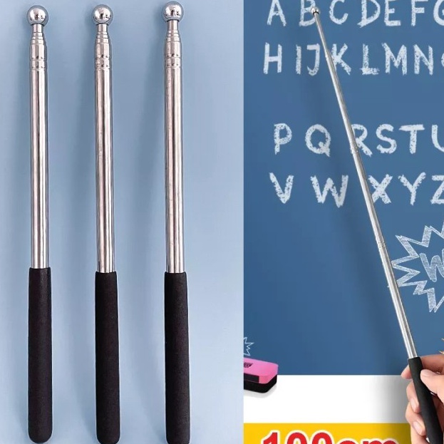 Jual Tongkat Pointer Teleskopik Extendae Penunjuk Papan Tulis | Shopee ...