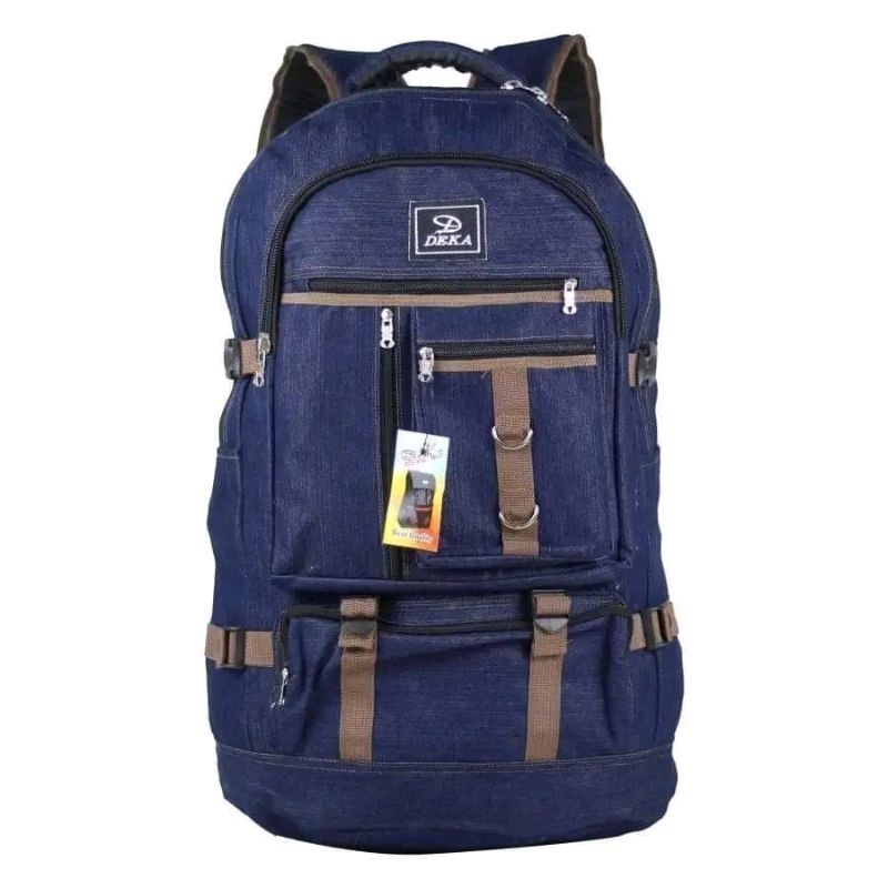 Jual TAS RANSEL GUNUNG BAHAN LEVIS UKURAN JUMBO HARGA PROMO | Shopee ...