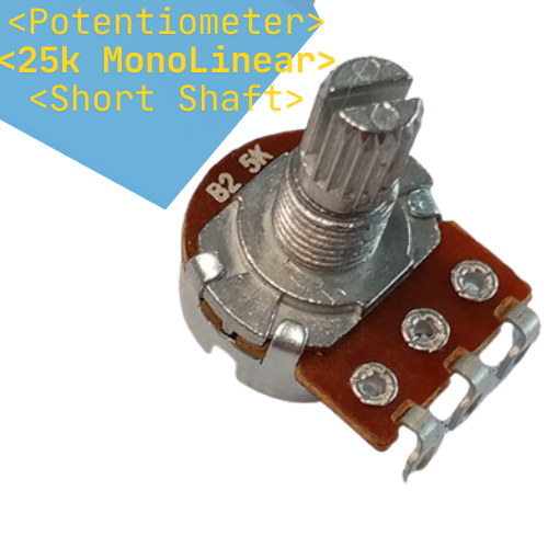Jual Potensiometer 25K Ohm Mono Linear Potentiometer Shopee Indonesia